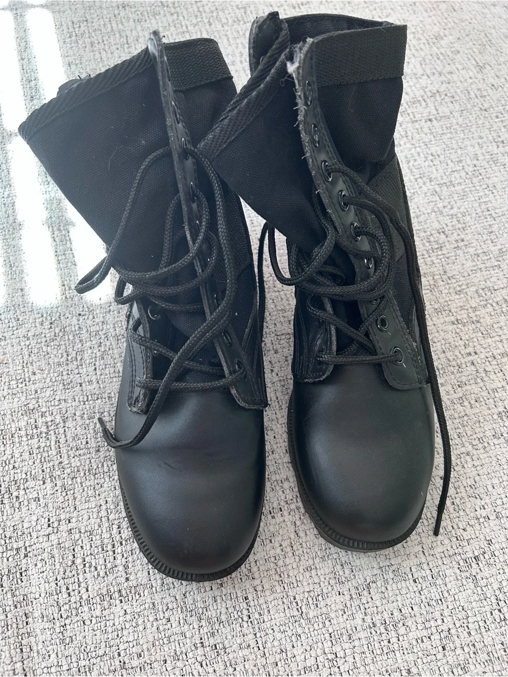 Rothco Black Tactical Lace-Up Combat Boots